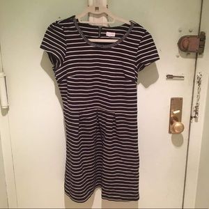 Black and White Stripped Dress with sparkly feat.